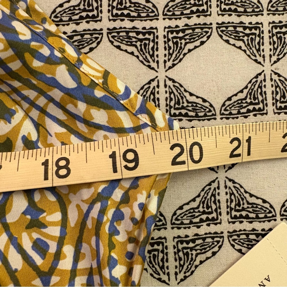NWT ANTHRO Paisley Slip Dress size L - Picture 9 of 13